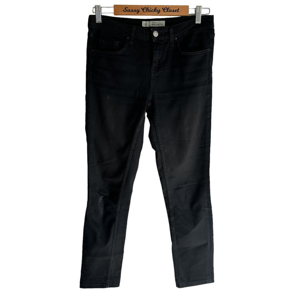 TOPSHOP Moto Black New Baxter Ladies‎ Skinny Denim Jeans 28